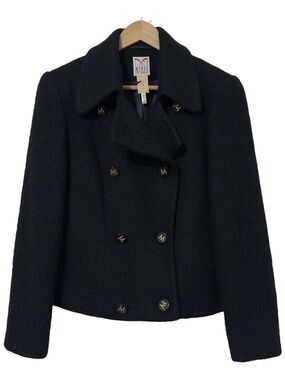 Mondi Vintage Wool Angora Mohair Blend Coat Womens Size 38 (6-8 US)